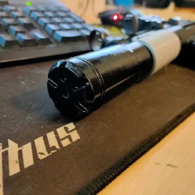 Suppressor cho TM MP5K với phần mở rộng nòng