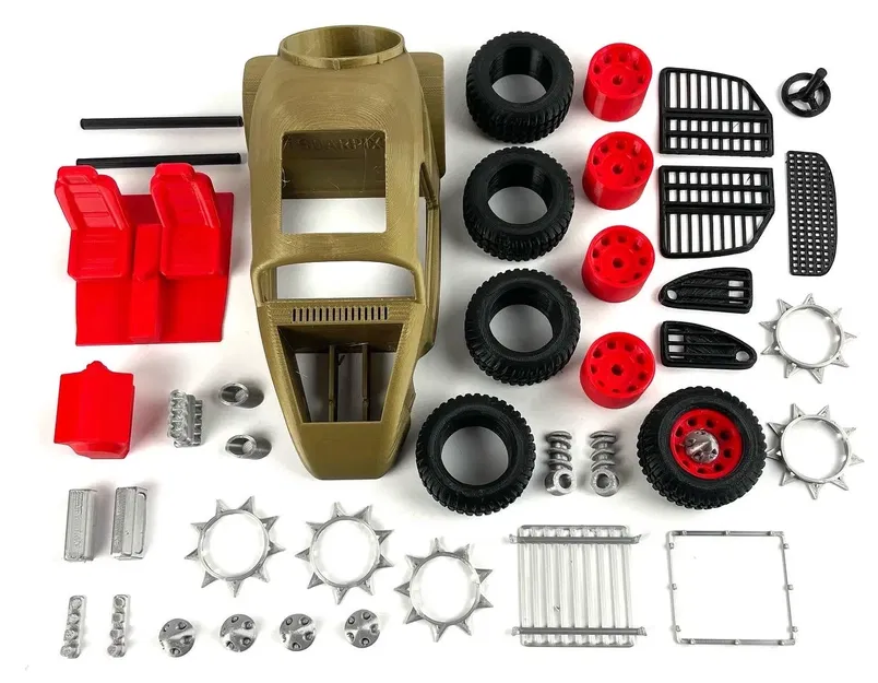 Beetle Thoát Hiểm (Thay Thân) - Mô Hình In 3D Tỷ Lệ 1:18 - Image 4