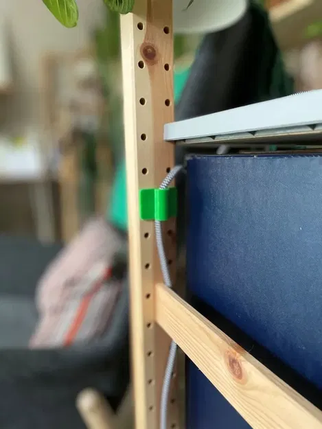 Kẹp quản lý dây cho hệ thống kệ IKEA IVAR - Image 1