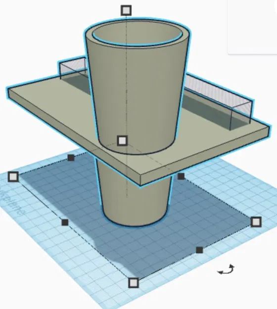 Giá đỡ cốc đa năng với chỗ để điện thoại và chìa khóa - Image 1