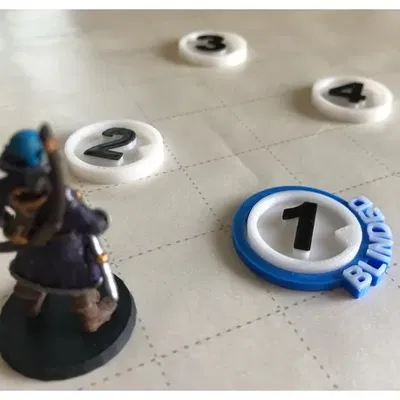 Biểu tượng D&D cho bàn chơi với kích thước 25mm