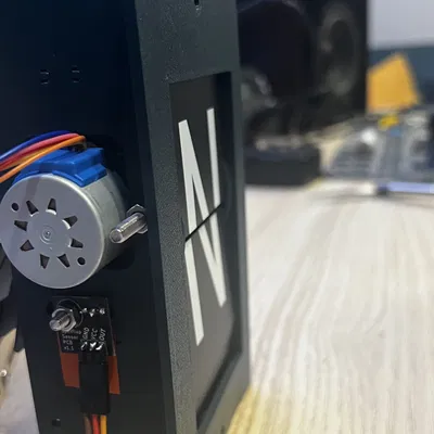 Vỏ mô-đun hiển thị Split-Flap thân thiện với máy in