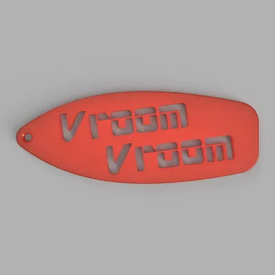 Móc khóa ô tô Vroom Vroom vui nhộn