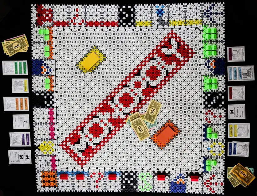 Bàn chơi Monopoly khổng lồ với FlexMesh xoay 45° - Image 4