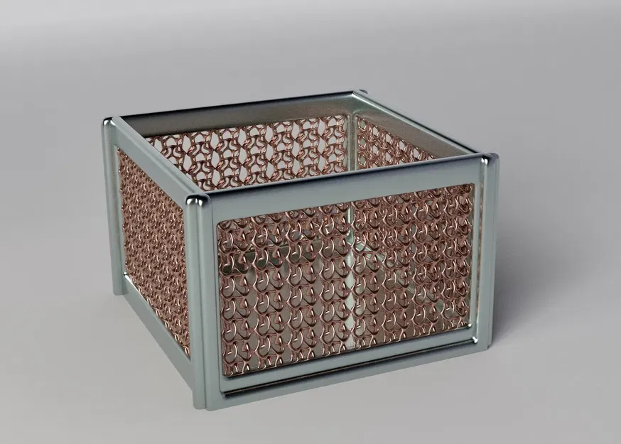 Giỏ đan liên kết nghệ thuật trang trí nội thất - Image 1