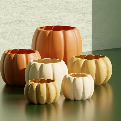 Bình hoa bí ngô trang trí Halloween