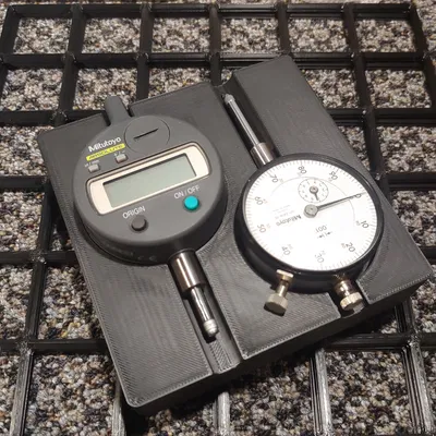 Giá đỡ chỉ thị kép Gridfinity 3x3 cho công cụ đo