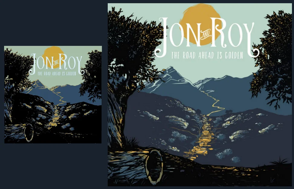 Con Đường Tương Lai Vàng - Bìa Album của Jon và Roy - Image 2