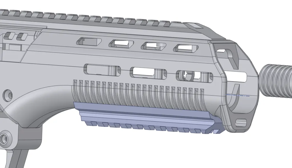 Giá đỡ ray dưới cho súng SMG v5 - Image 2