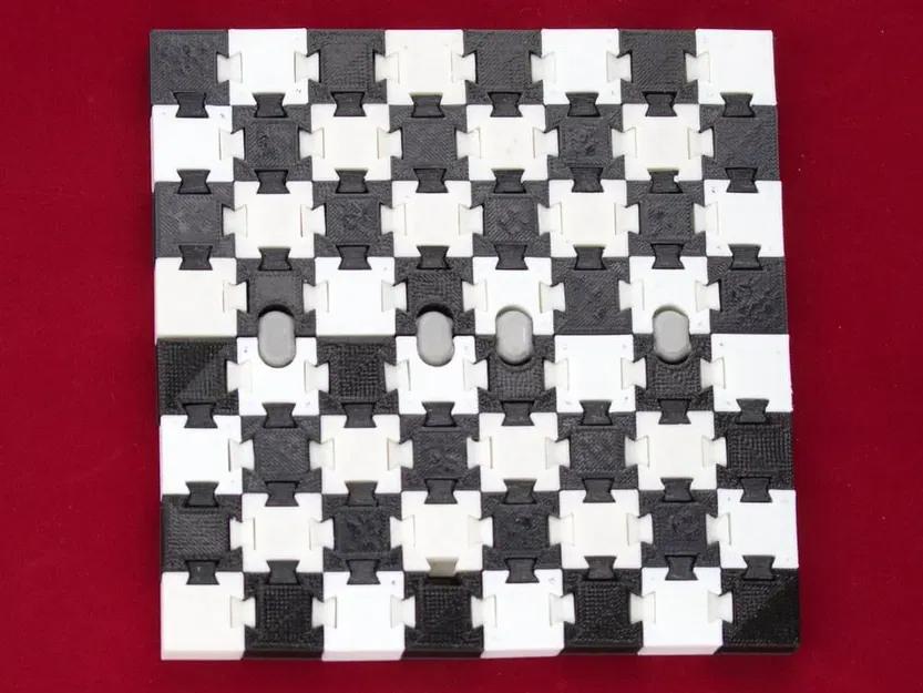 Bàn cờ vua gập gọn dễ lắp ráp cho trò chơi thú vị - Image 6