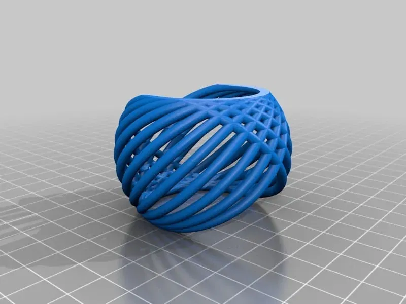 Vòng khăn ăn đan bất đối xứng nhẹ nhàng - Image 4