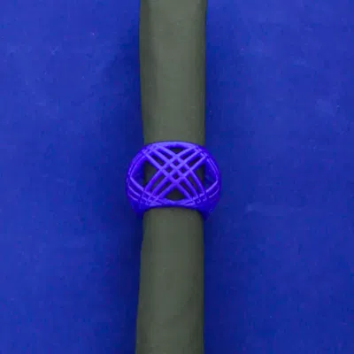 Thiết kế vòng khăn ăn đan lỏng nhẹ nhàng