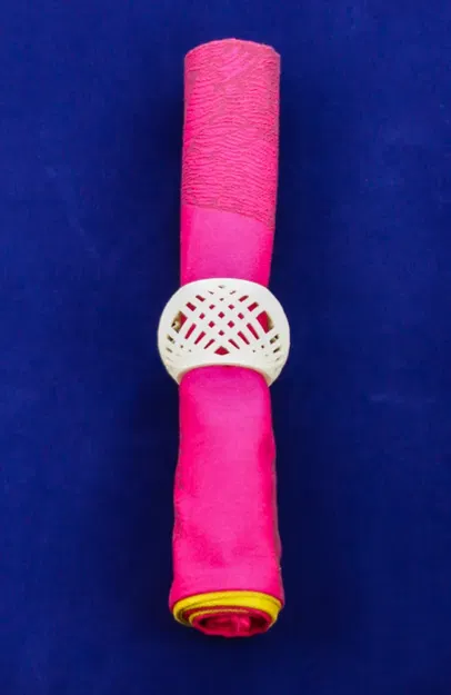 Thiết kế vòng khăn ăn đan lỏng nhẹ nhàng - Image 5