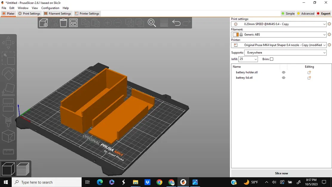 Giá đỡ pin 4S zippy cho máy in 3D - Image 1