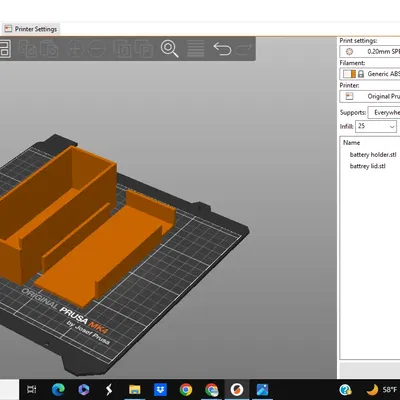 Giá đỡ pin 4S zippy cho máy in 3D