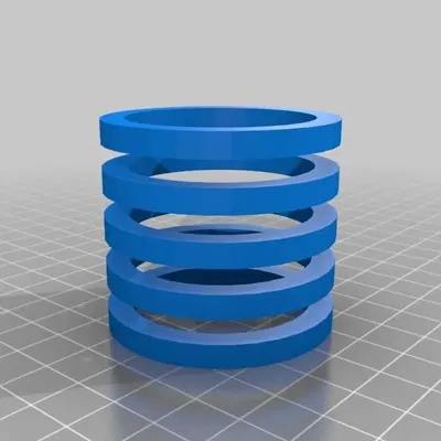 Đế nến lễ hội in 3D với thiết kế trong suốt