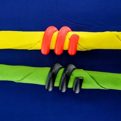 Vòng khăn ăn xoắn độc đáo cho bàn tiệc