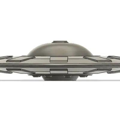 Đĩa bay cổ điển nhỏ gọn mô phỏng trong Fusion 360