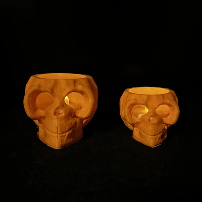 Đèn tealight hình đầu lâu thân thiện