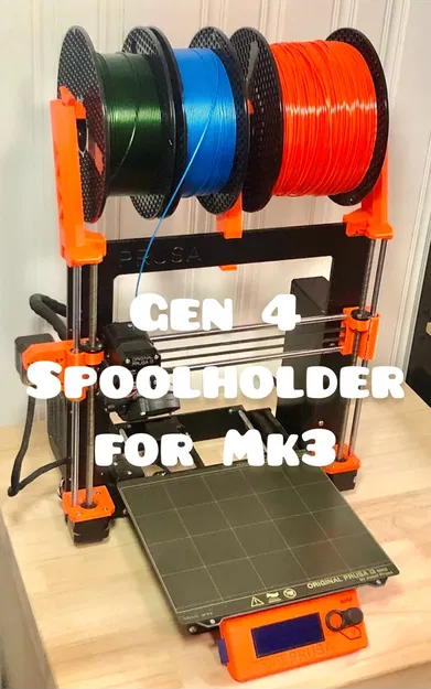 Giá đỡ cuộn filament MK3 cho 4 cuộn - Image 1