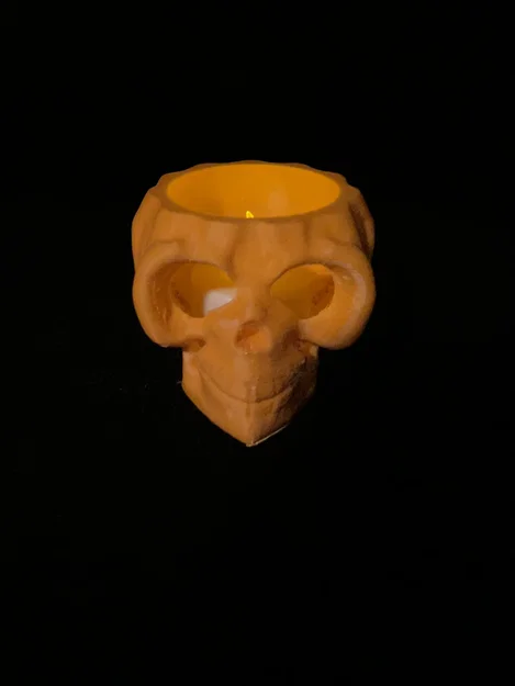 Đèn tealight hình đầu lâu thân thiện - Image 2