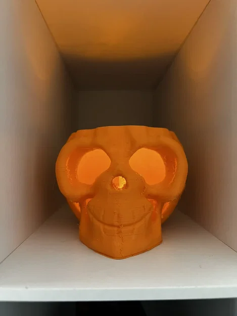 Đèn tealight hình đầu lâu thân thiện - Image 3