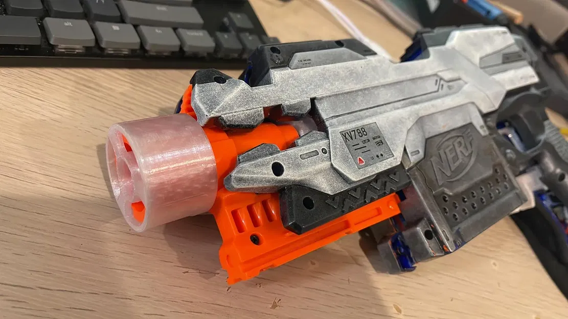 Bộ phụ kiện nòng súng Nerf Stryfe với khung Kuryaka - Image 2