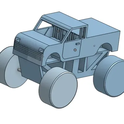 Xe tải quái vật in tại chỗ với hỗ trợ 20%