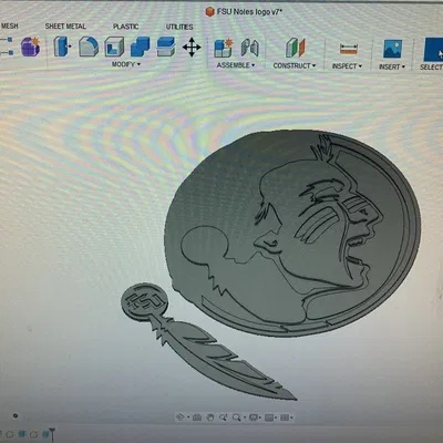 Biểu tượng 3D đội bóng Seminoles của Đại học Bang Florida