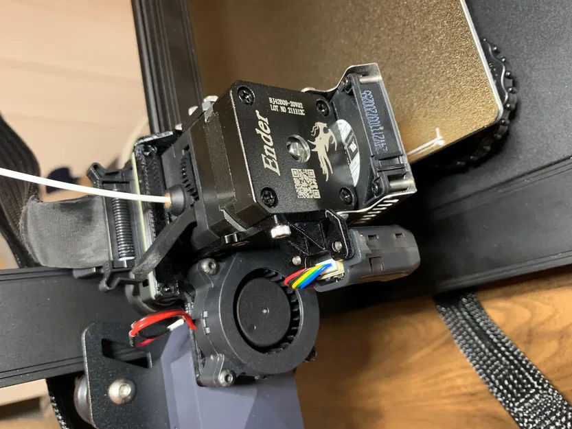 Giá đỡ thay thế quạt nóng cho Ender 3 S1 sử dụng quạt 4020 - Image 1