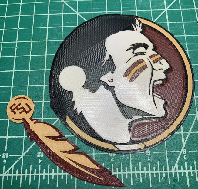 Biểu tượng 3D đội bóng Seminoles của Đại học Bang Florida - Image 4