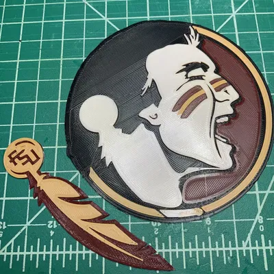 Biểu tượng 3D đội bóng Seminoles của Đại học Bang Florida