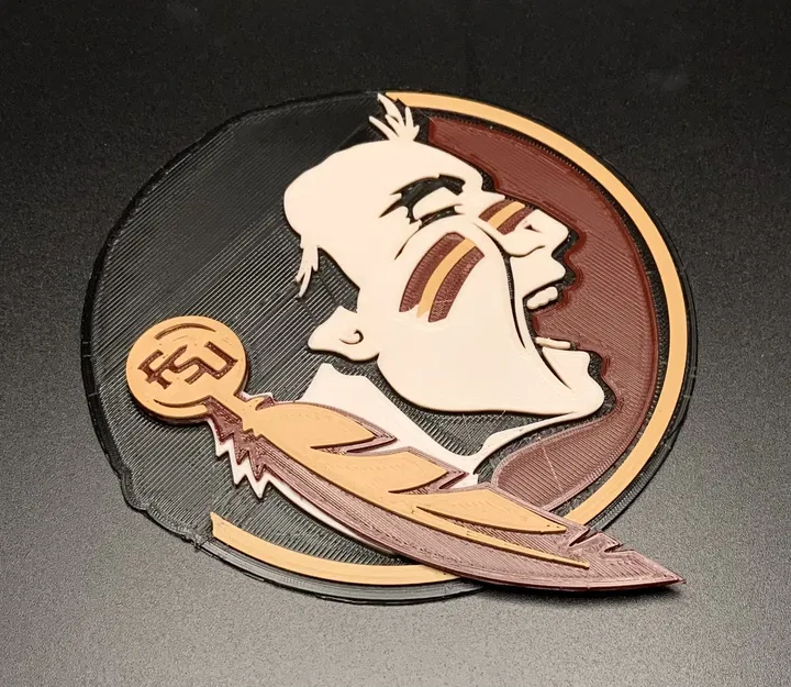 Biểu tượng 3D đội bóng Seminoles của Đại học Bang Florida - Image 6