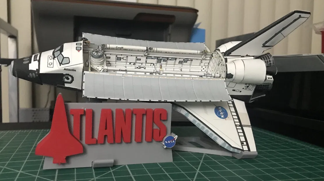 Giá đỡ mô hình tàu con thoi Atlantis cho in 3D - Image 13