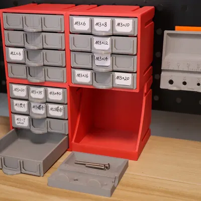 Máy phân loại vít mini tương thích với hộp lưu trữ