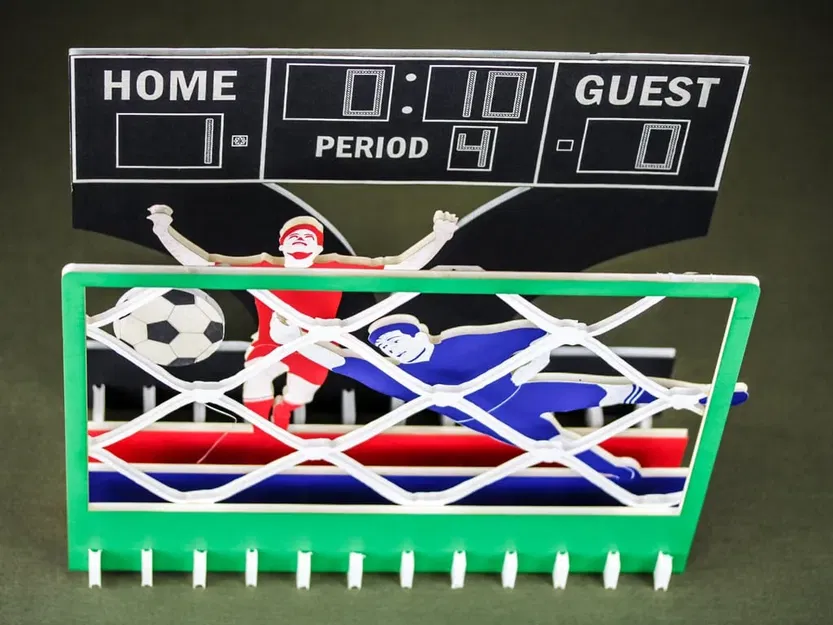 Cảnh bóng đá thể hiện niềm vui và nỗi buồn trong trận đấu - Image 1