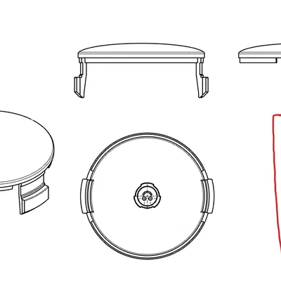 Thay thế vỏ trục cho máy cắt cỏ Black+Decker