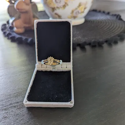 Hộp nhẫn cầu hôn dễ dàng giấu kín