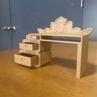 Bàn làm việc phong cách Whimsigoth huyền bí