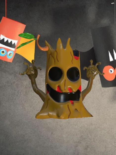 Gốc cây Halloween trang trí cho mùa lễ hội - Image 1