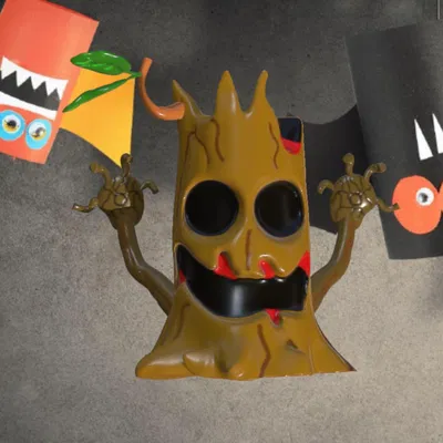 Gốc cây Halloween trang trí cho mùa lễ hội