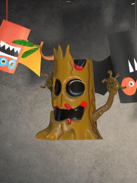 Gốc cây Halloween trang trí cho mùa lễ hội - Image 2