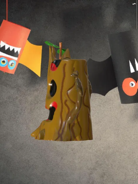 Gốc cây Halloween trang trí cho mùa lễ hội - Image 3