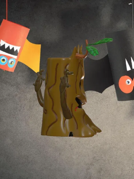 Gốc cây Halloween trang trí cho mùa lễ hội - Image 4