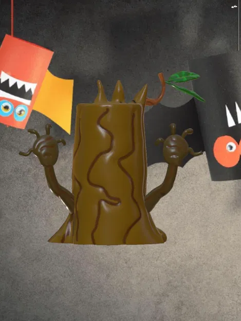 Gốc cây Halloween trang trí cho mùa lễ hội - Image 5