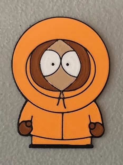 Nam châm Kenny McCormick đa sắc màu 5 màu - Image 1