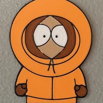 Nam châm Kenny McCormick đa sắc màu 5 màu