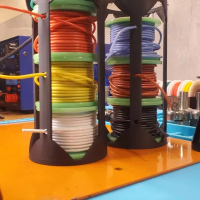 Giá đỡ cuộn dây xếp chồng 4 cuộn hoặc 8 cuộn mỏng