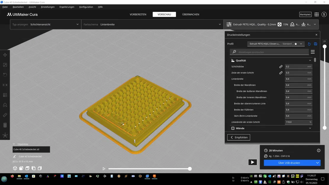 Hộp lưu trữ Cube 40 với nắp trượt và khóa click - Image 11
