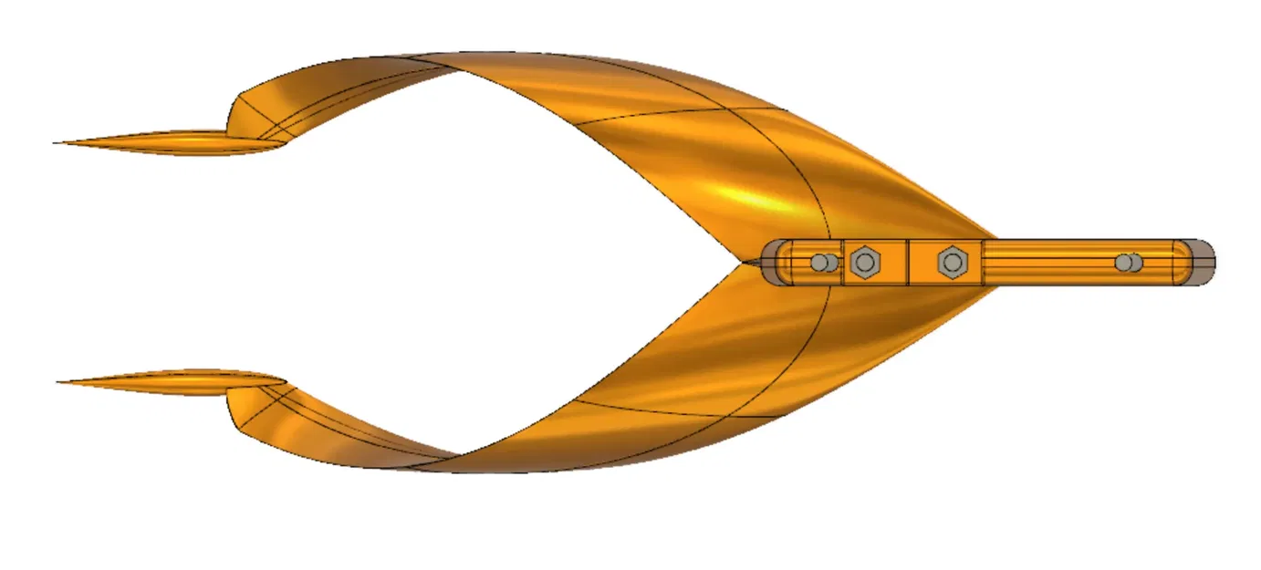 Cánh chèo cỏ hình nhẫn 14cm cho lướt ván tốc độ - Image 9